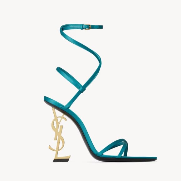 OPYUM SANDALS IN SATIN CREPE - NEVER USED - Picture 3 of 3